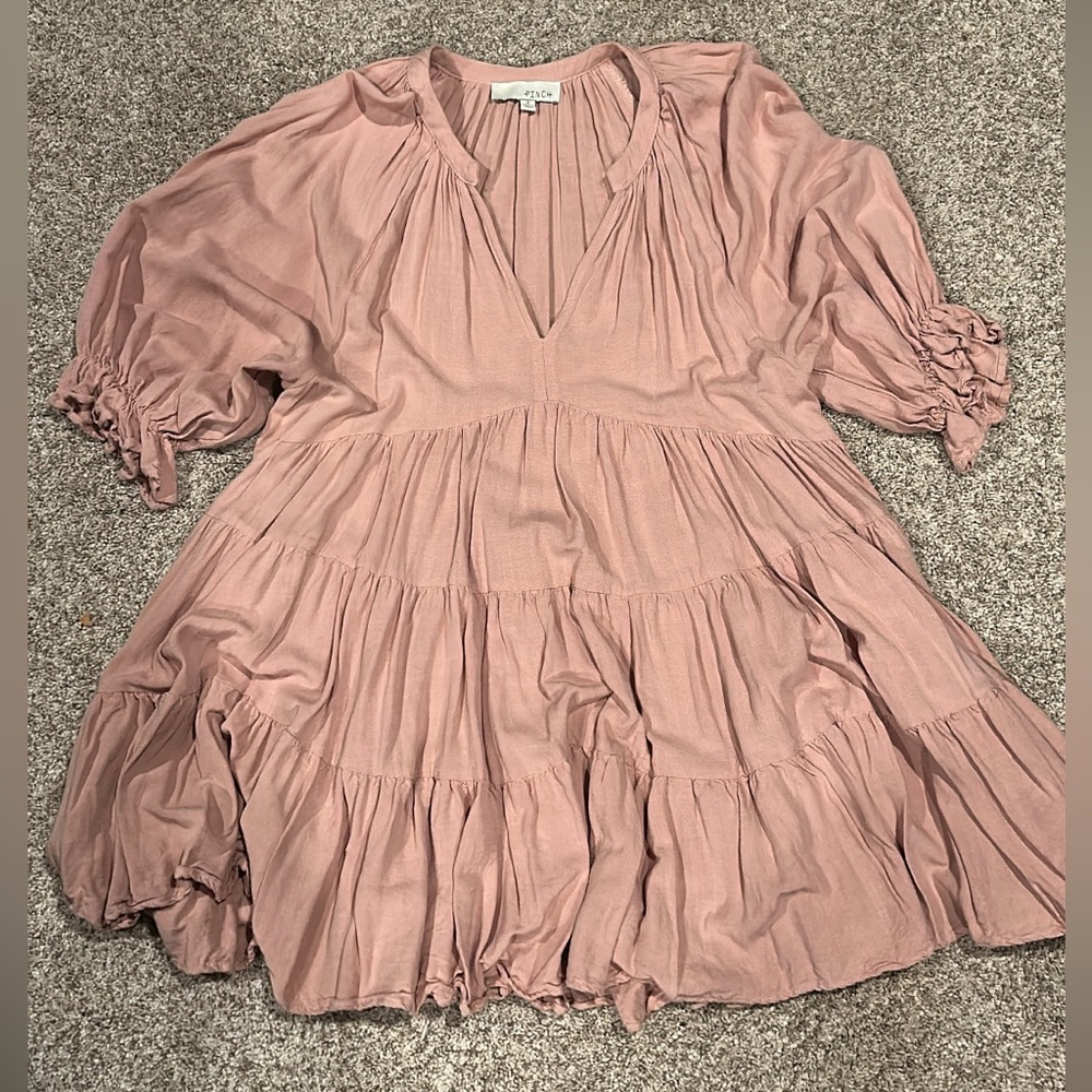 Free People Mauve Tiered Tunic